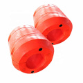 Deers Polyethylene dredging marine pipe floats used in pipeline